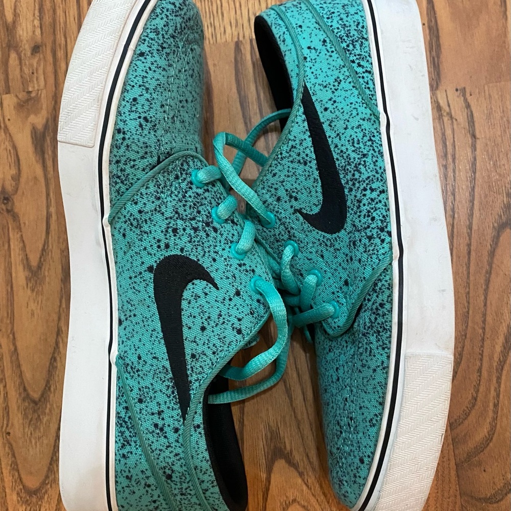 Nike Stefan Janoski Mint Speckled Skateboarding Sneakers